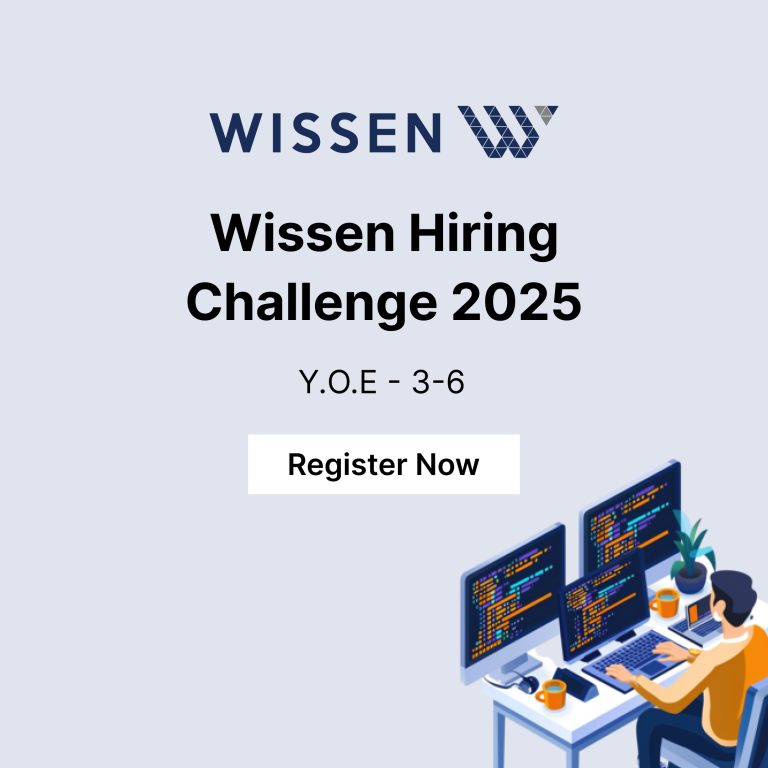 Wissen Hiring Challenge 2025 registration on HackerEarth platform