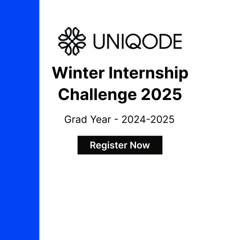 Uniqode Winter Internship Challenge 2025 Registration